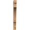 Ekena Millwork Balboa Block Rough Sawn Bracket, Western Red Cedar, 4"W x 32"D x 44"H BKT04X32X44BOA05RWR - alternate 3